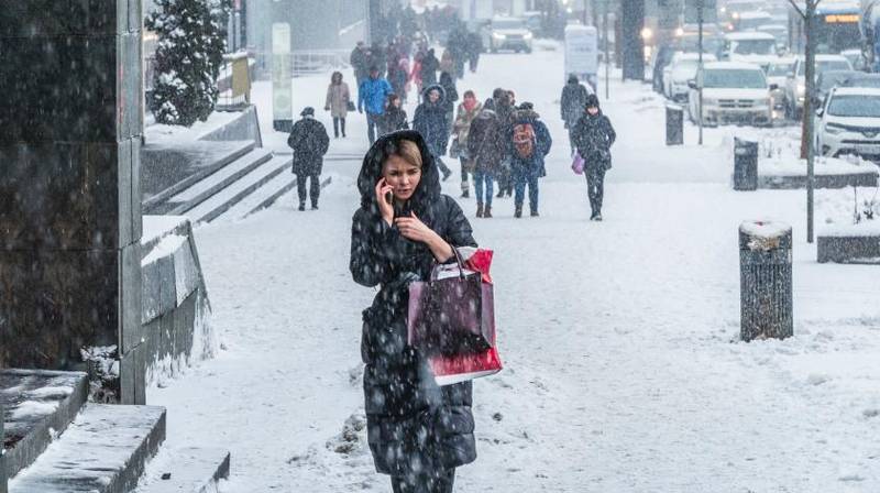 На Москву идет вторая волна снегопада