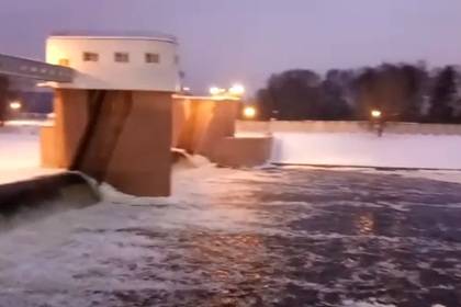 Пять человек на снегоходах провалились под лед на Москве-реке