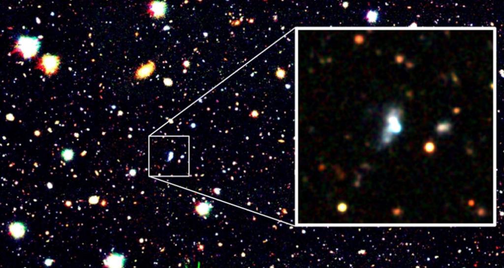 Найдена галактика почти без кислорода