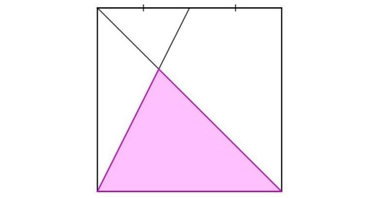Остроумная задачка: сможете ли вы найти площадь треугольника