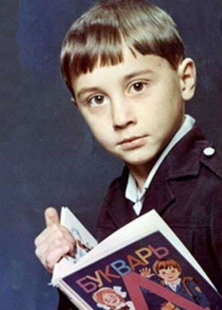 Дима Билан в школе. Фото - личный архив
