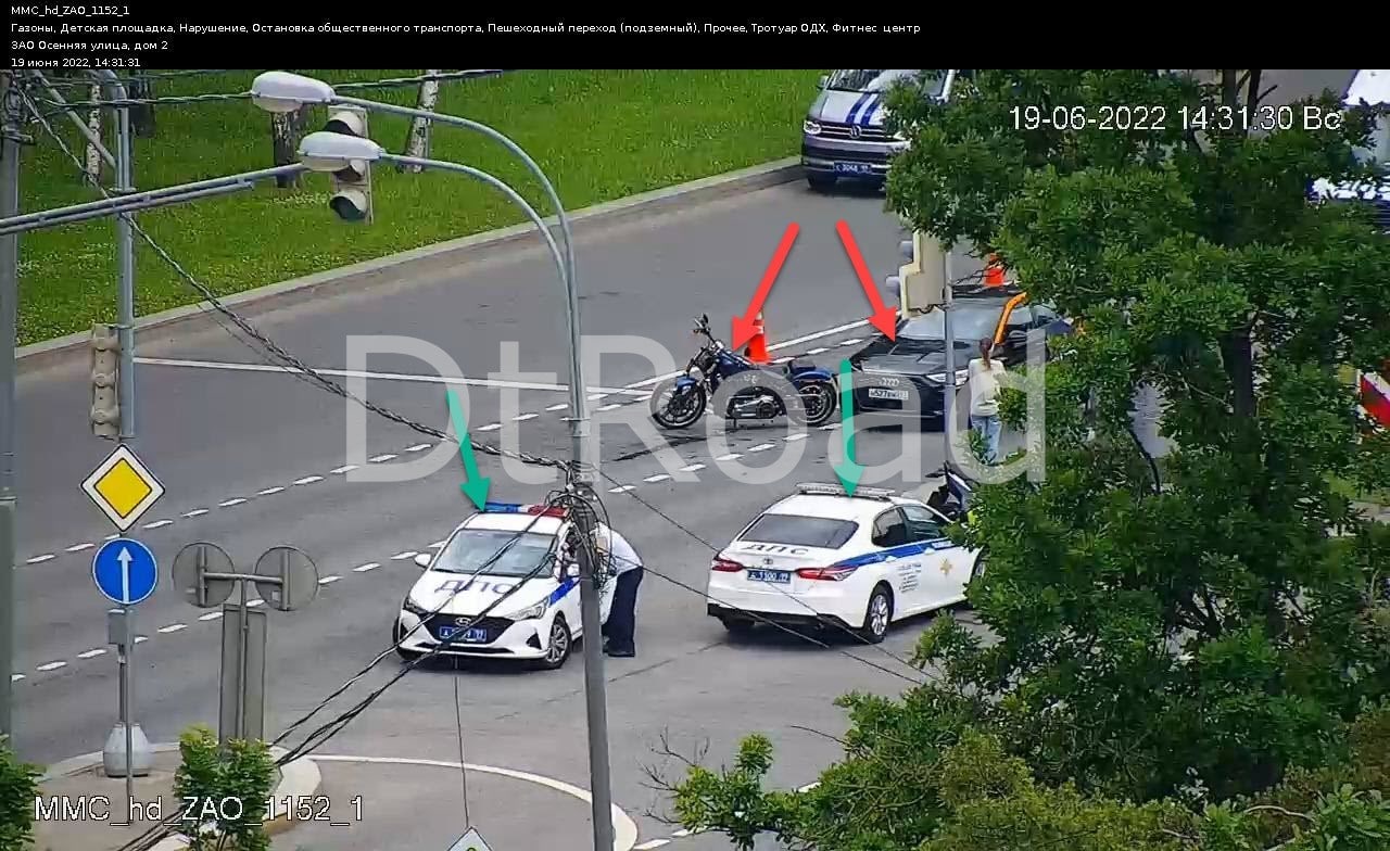 Первый замминистра финансов Горнин на «Харлее» влетел в «Ауди» на Рублевке