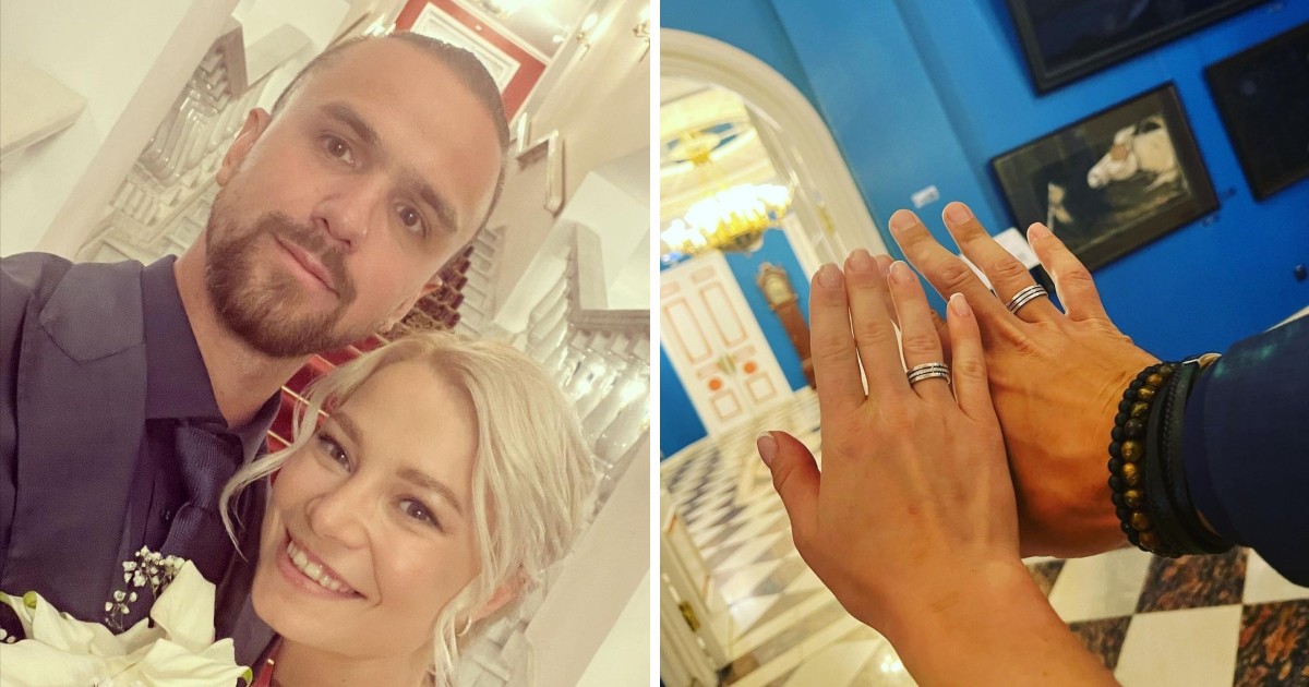 Фигуристы Евгения Тарасова и Федор Климов сыграли свадьбу