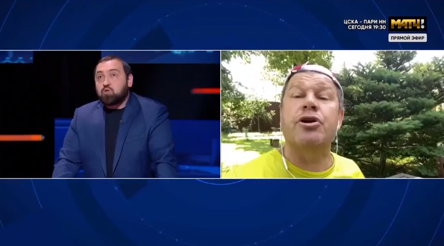 Губерниев устроил перепалку с депутатом Госдумы в прямом эфире