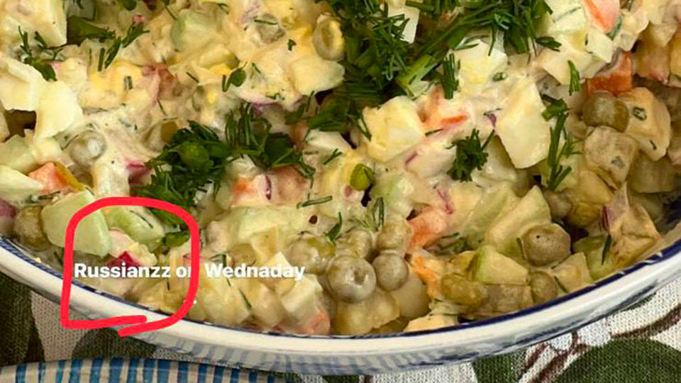 Ирина Шейк ответила на критику западных коллег по поводу русского салата