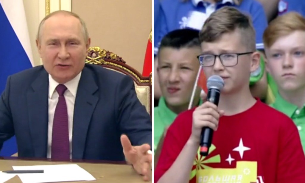 Россия 1 передача большие перемены. Дети Путина. Школьник разговаривает с Путиным.