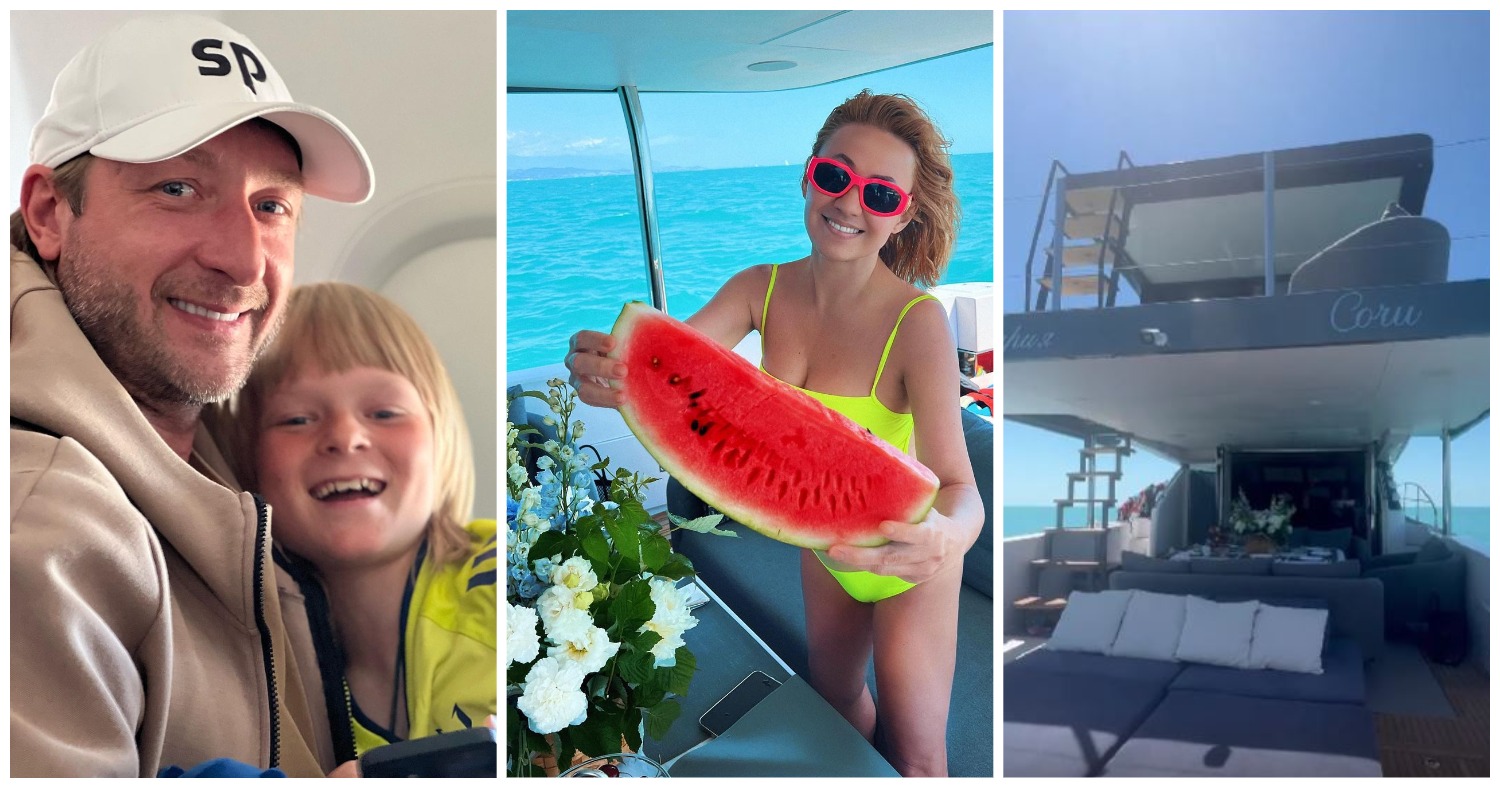 «Всем привет с яхты!» Рудковская похвасталась элитным отдыхом с Плющенко и Гномычем