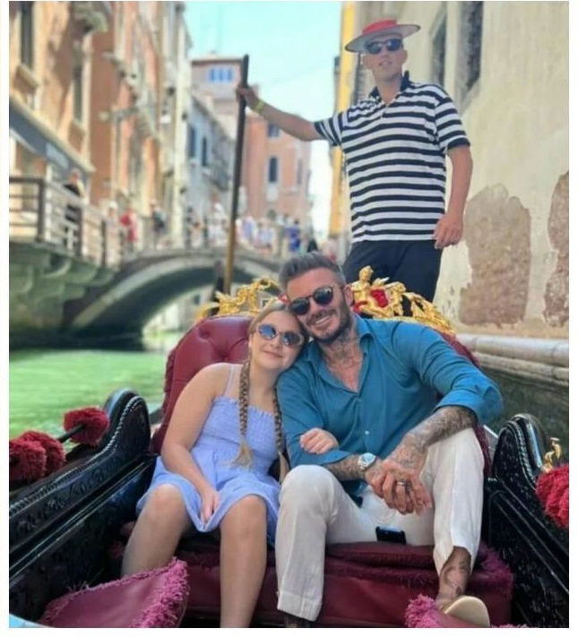 Бекхэм устроил 10-летней дочке сказочные выходные в Венеции. ФОТО
