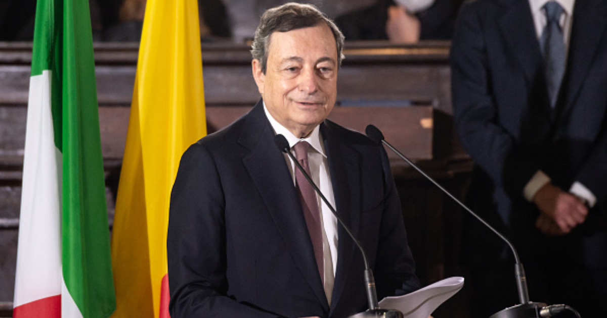 Премьер Италии Драги ушел в отставку со второй попытки