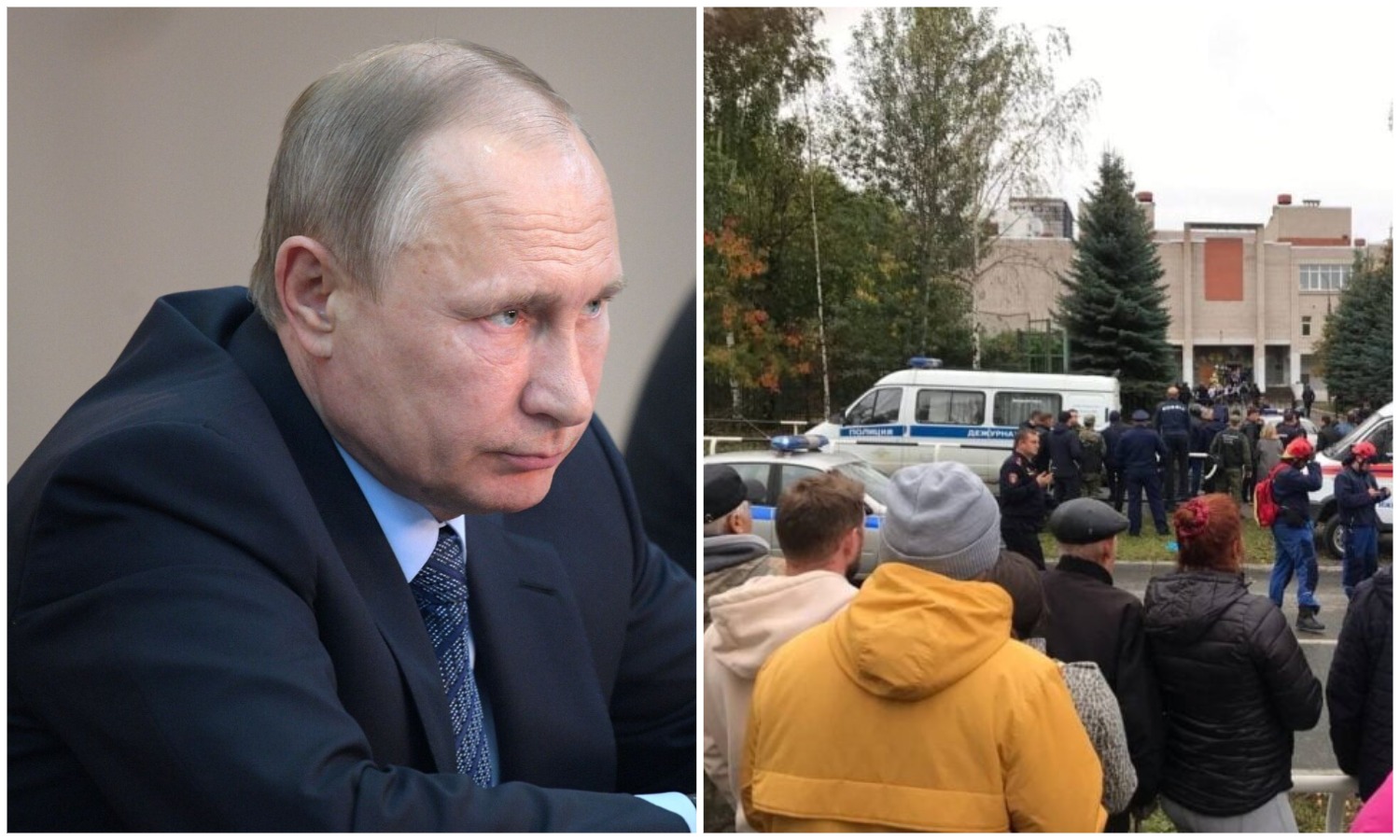 Путин скорбит из-за гибели школьников в Ижевске