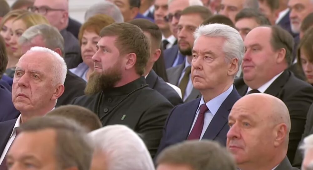 Речь Путина вызвала слезы у Рамзана Кадырова
