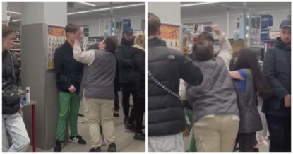 В Москве администратор супермаркета атаковала посетителя