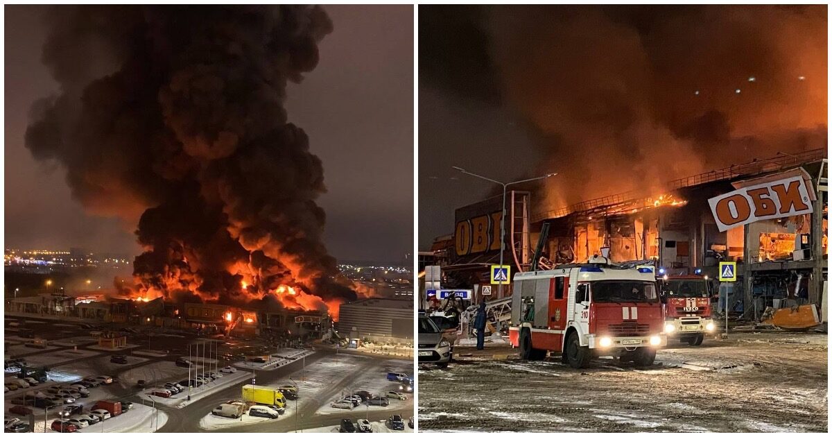 При пожаре в ТЦ «Мега Химки» погиб человек