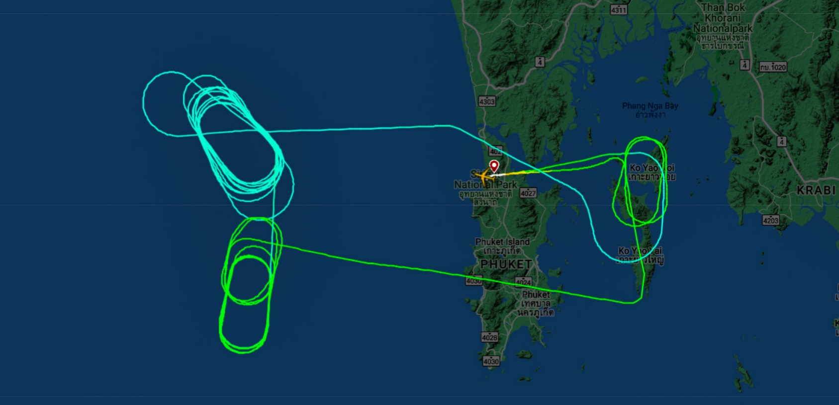 Авария или шутка? Самолёт с россиянами 2 часа рисовал загадочные круги в воздухе