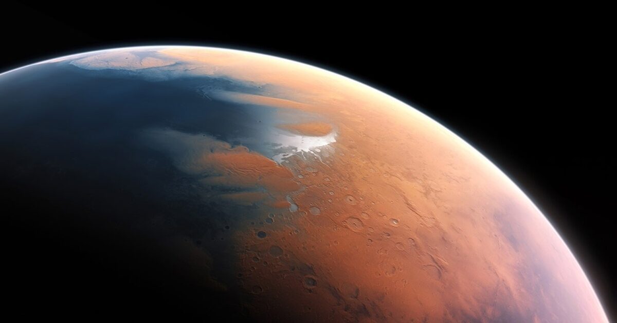 Гигантский астероид устроил мегацунами на древнем Марсе 