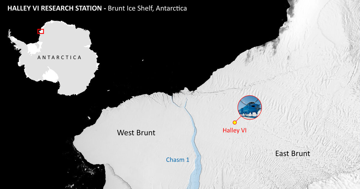 Айсберг размером с Петербург откололся в Антарктиде