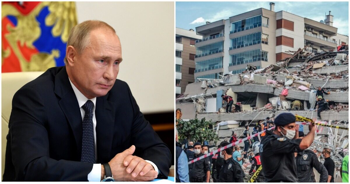 Путин предложил помощь Турции и Сирии после разрушительного землетрясения