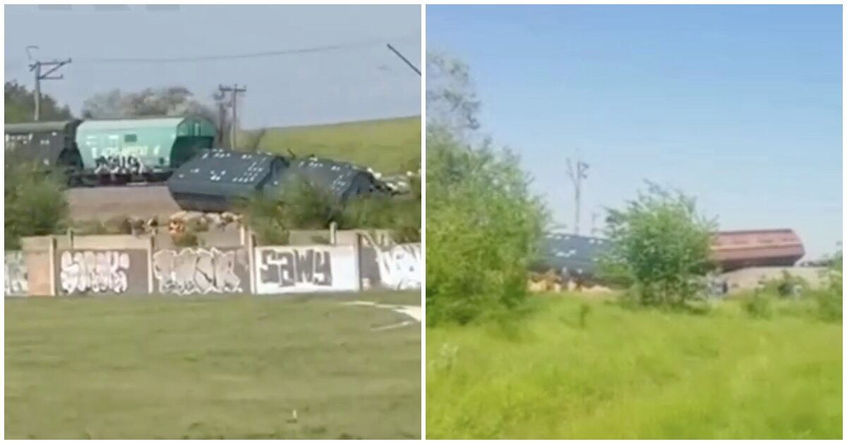 В Крыму поезд сошел с рельс в результате взрыва В Крыму поезд сошел с рельс в результате взрыва