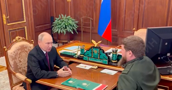 Путин встретился с Кадыровым после скандала с сыном главы Чечни