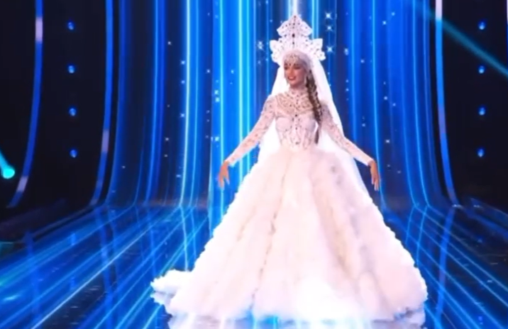 Голубева покорила жюри «Мисс Вселенной» на показе национального костюма