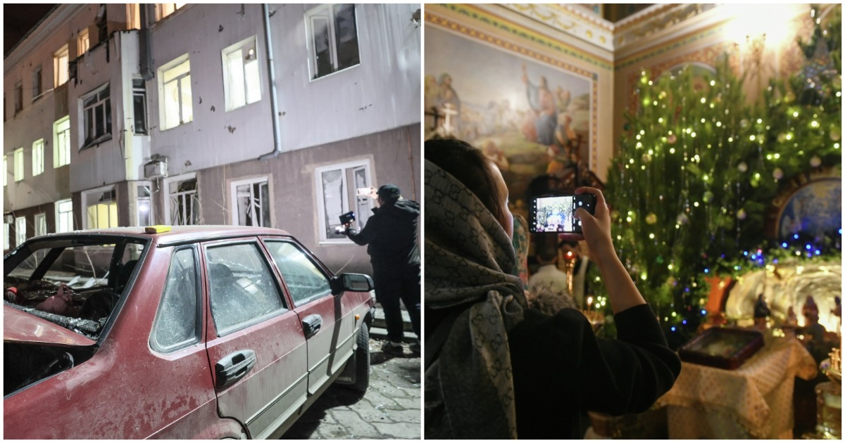 В Донецке произошел обстрел в преддверии Рождества