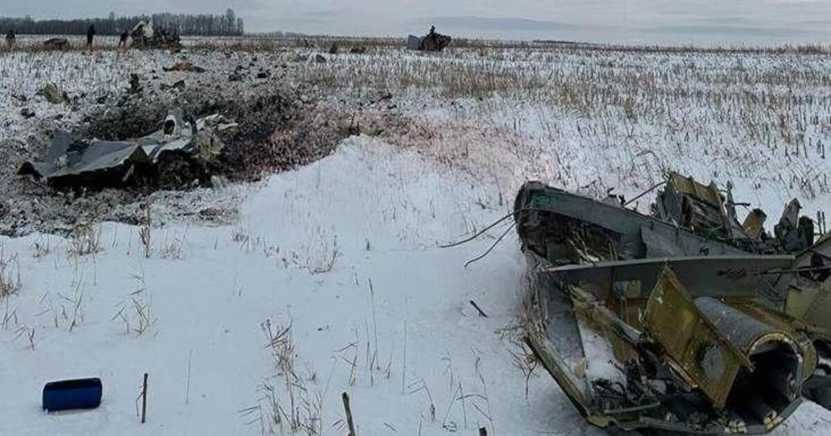 В Белгородской области разбился военно-транспортный Ил-76