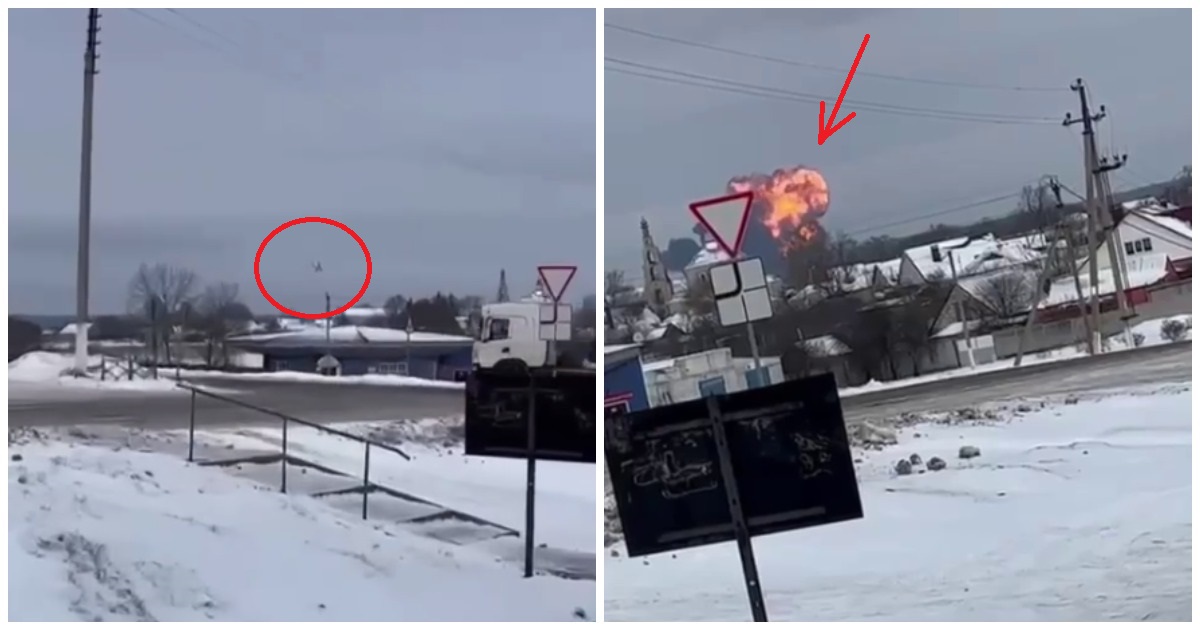 Пилот смог отвести горящий самолет Ил-76 от населенного пункта