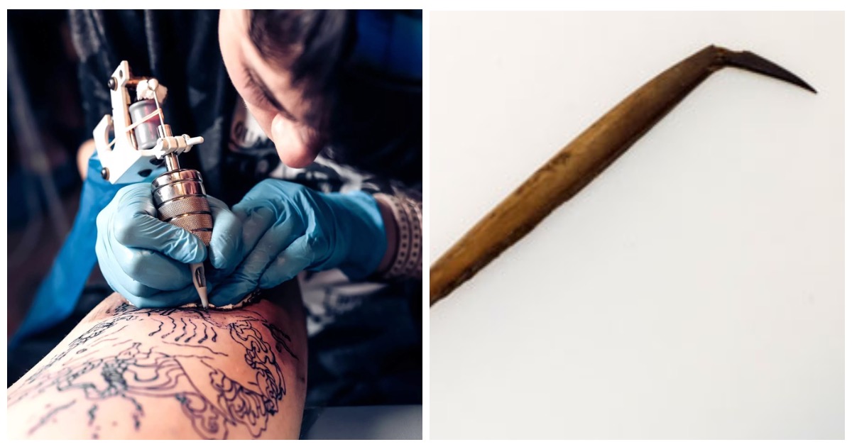 Тату-мастер под присмотром антропологов набил себе татуировки Этци