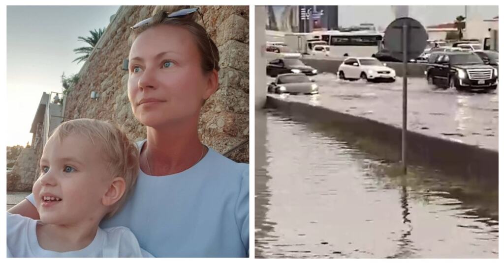 Мария Миронова очутилась в эпицентре потопа в Дубае