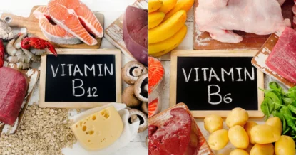 Подборка продуктов, богатых витаминами B6 и B12