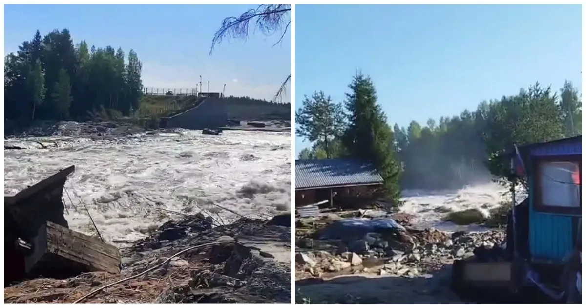 На Беломорканале прорвало дамбу. Есть пострадавшие и пропавшие без вести