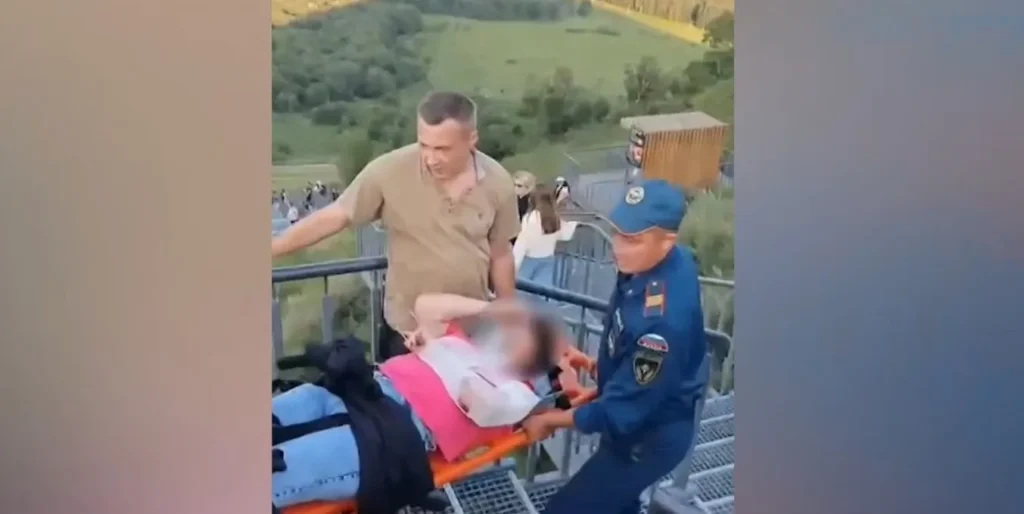 Парапланерист рухнул на голову туристки в Башкирии