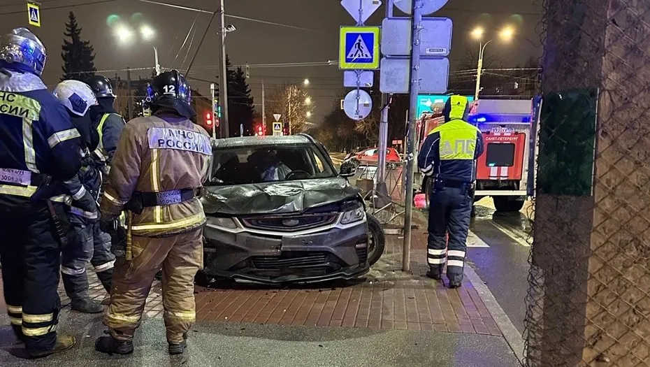 Водитель в Петербурге сбил шесть человек у перехода и скрылся