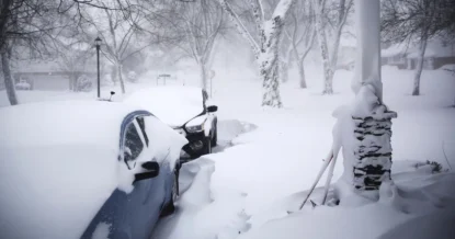Мощный циклон обрушился на Москву