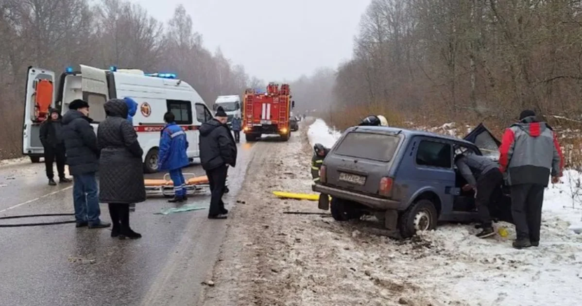 Десять человек пострадали в ДТП с маршруткой под Тулой