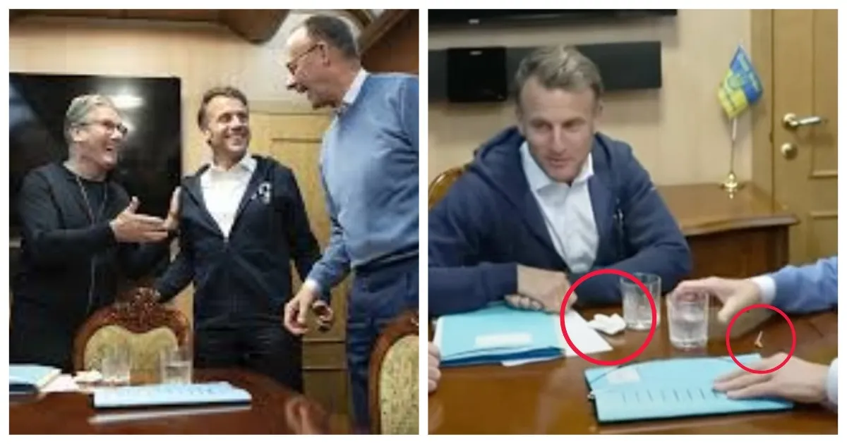 Спецпредставитель Путина высказался о видео Макрона и Мерца с белым свертком Спецпредставитель Путина высказался о видео Макрона и Мерца с белым свертком