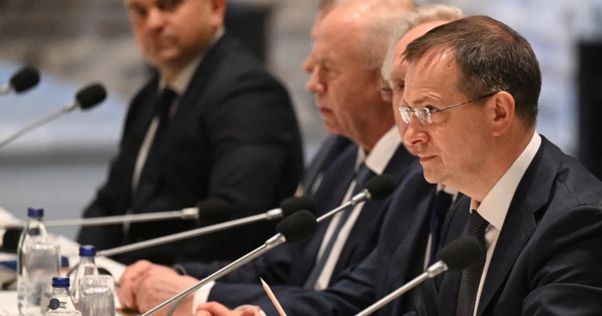 Владимир Мединский выступил с заявлением по итогам переговоров Владимир Мединский выступил с заявлением по итогам переговоров