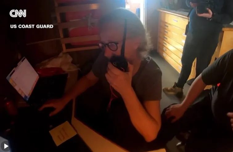 Появилось видео, на котором жена капитана «Титана» узнала о гибели судна