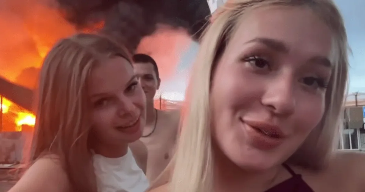 В Сочи задержали туристов, снявших видео на фоне горящей нефтебазы