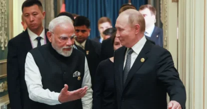Песков объяснил разговор Путина и Моди в Aurus