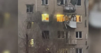 Украинский БПЛА ударил по пятиэтажке в Волгограде