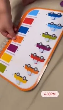 Мария Шарапова показала, как учит сына цветам на русском языке