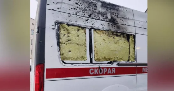 Дрон атаковал скорую помощь в Энергодаре