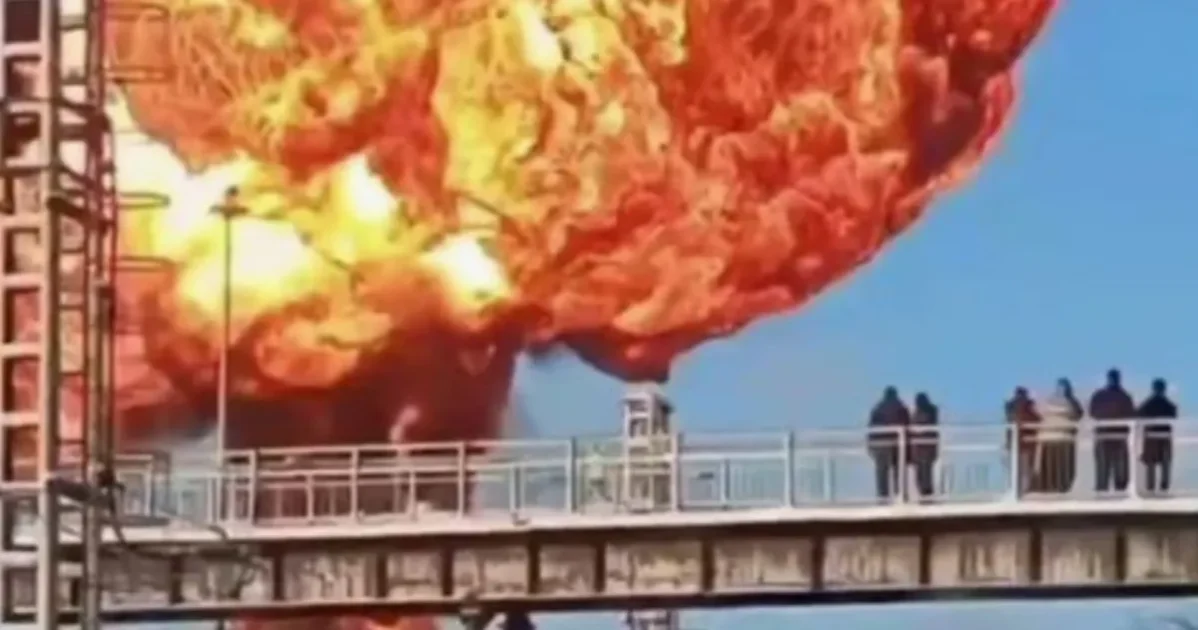 Мощный взрыв прогремел на железной дороге в Тамбовской области