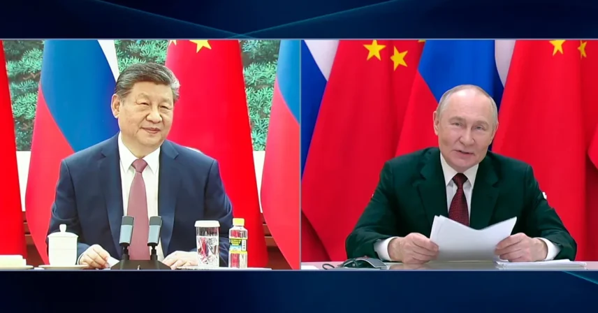 Ушаков раскрыл главные темы полуторачасовых переговоров Путина и Си Цзиньпина