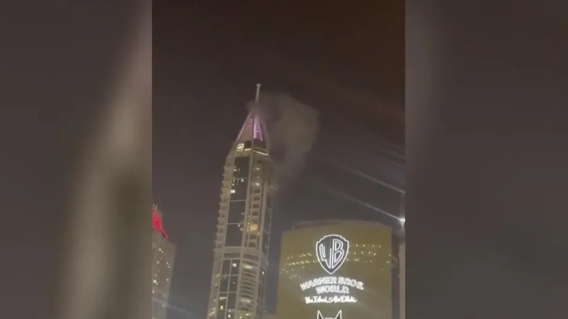 Небоскреб в Дубае получил повреждения при атаке