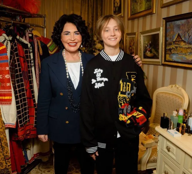 Надежда Бабкина показала своего 16-летнего внука