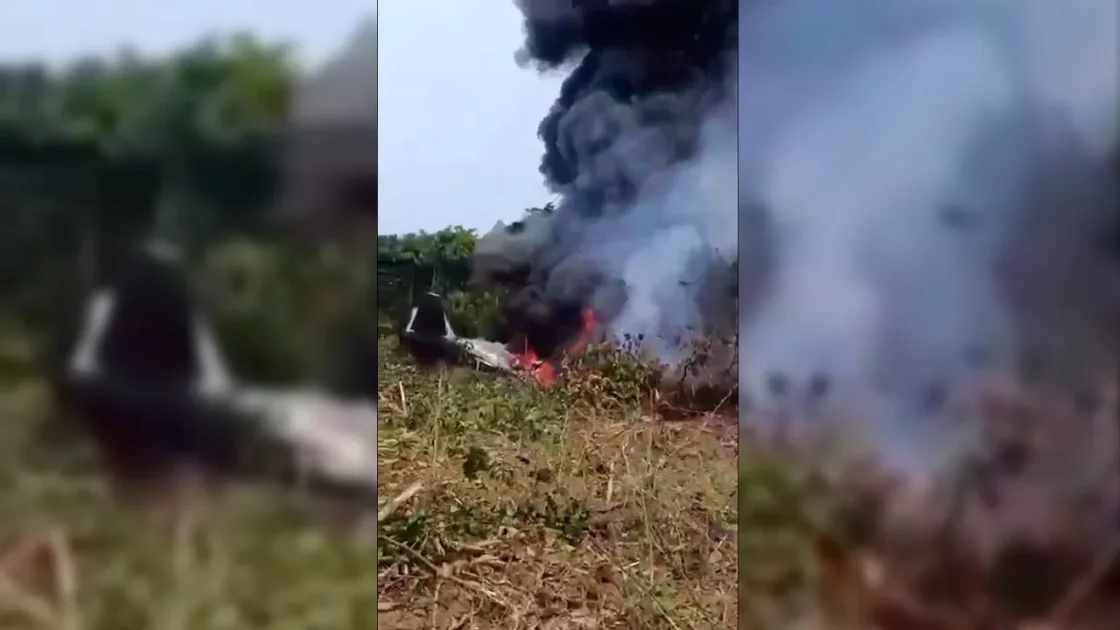 В Колумбии рухнул самолёт