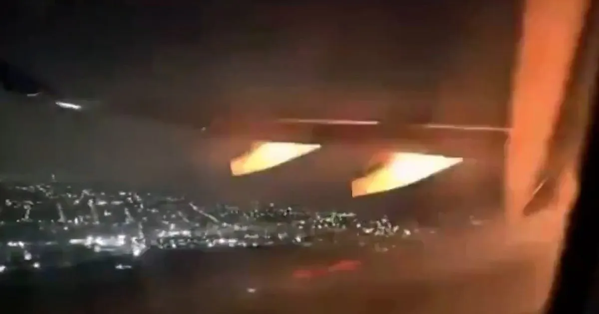 В Бразилии пассажирский Airbus загорелся во время взлёта