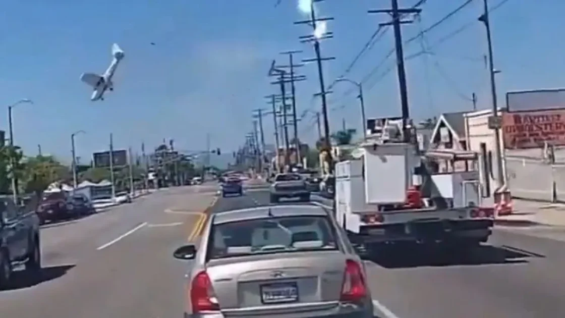 Самолёт разбился в Лос-Анджелесе